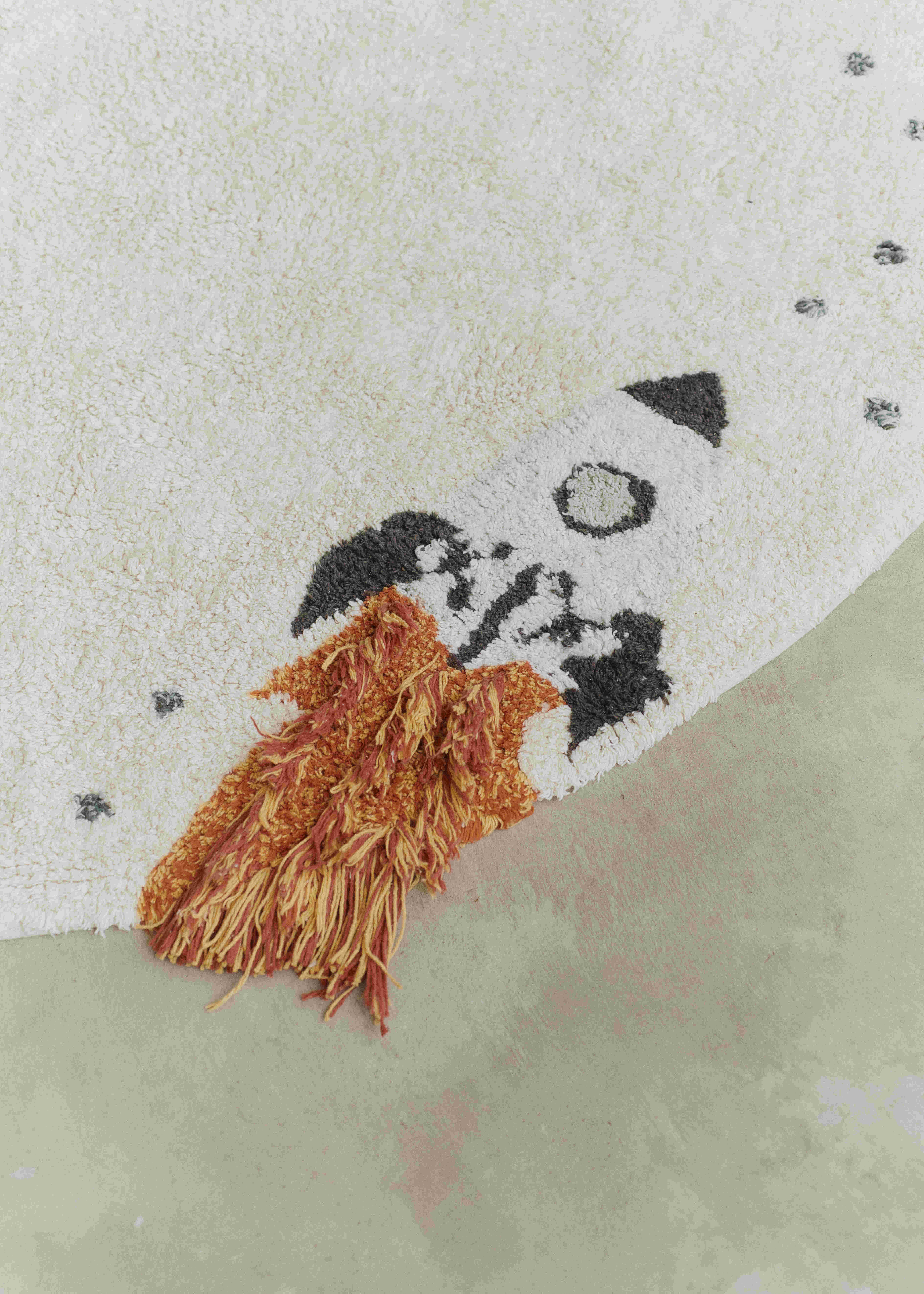 Lorena Canals Dywan bawełniany Interstellar Journey Ø140