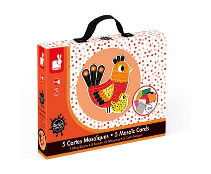 Janod Zestaw Artystyczny Mozaika Dzień na Farmie 4+