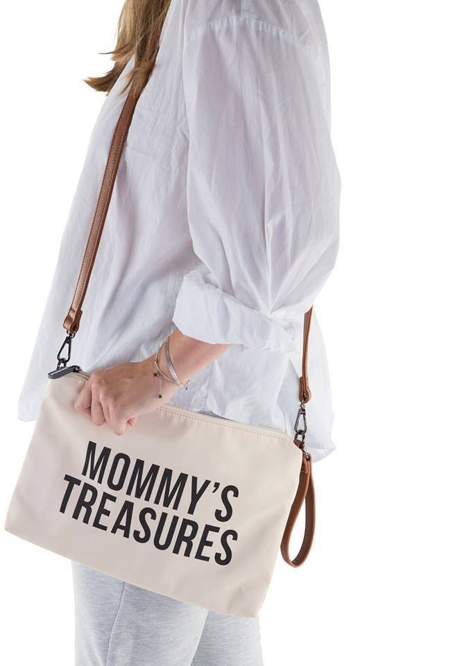 Childhome Saszetka Mommys Treasures Kremowa | Baby Bag