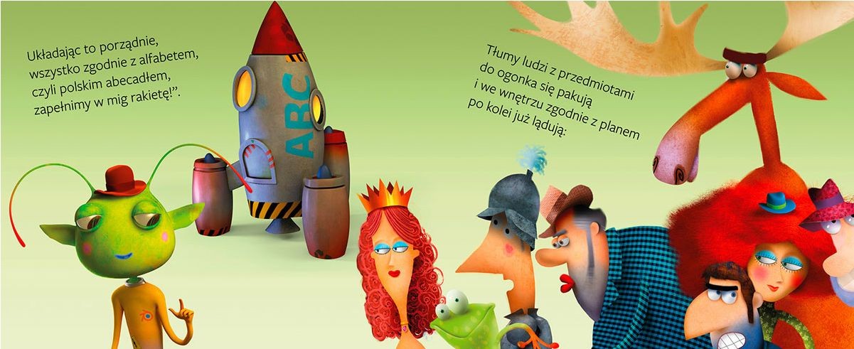 Bajka "Wielka podróż z abecadłem" Strzałkowska 3+