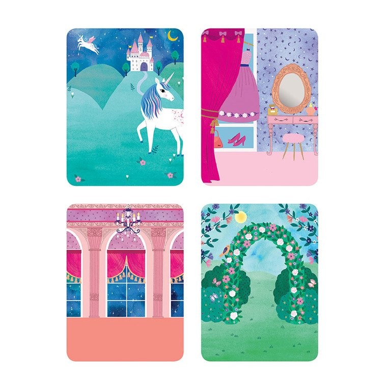 Mudpuppy Magnetyczne Postacie Magiczne Księżniczki 4+