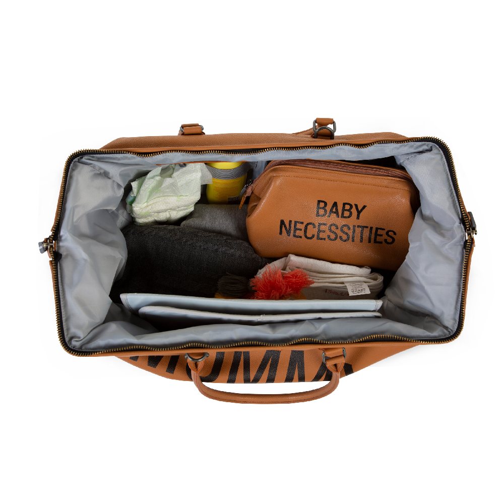 Childhome Torba Mommy Bag Brązowa - Funkcjonalna dla Mamy