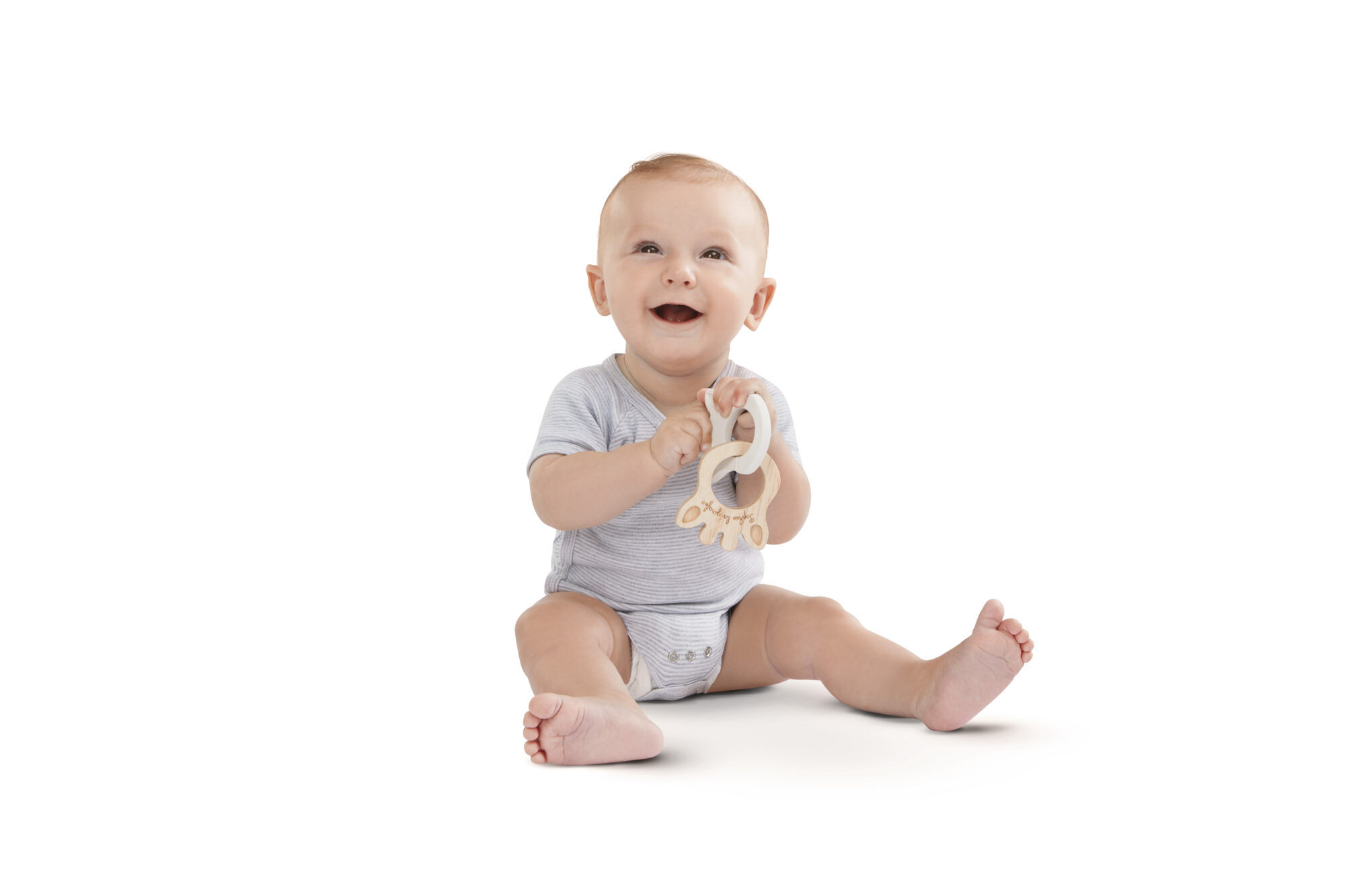 Vulli Gryzak Drewniano-Kauczukowy dla Niemowląt 0+ | Fabryka Wafelków