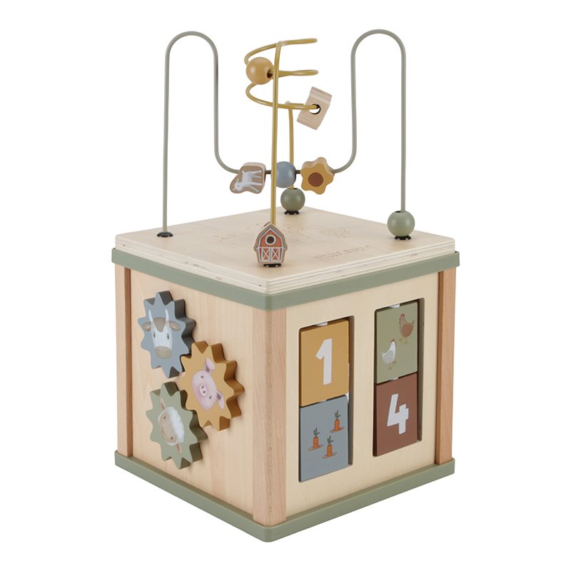 Little Dutch Kostka edukacyjna Little Farm 18m+