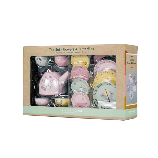 Little Dutch Zestaw do herbaty Flowers & Butterflies 13el 3+