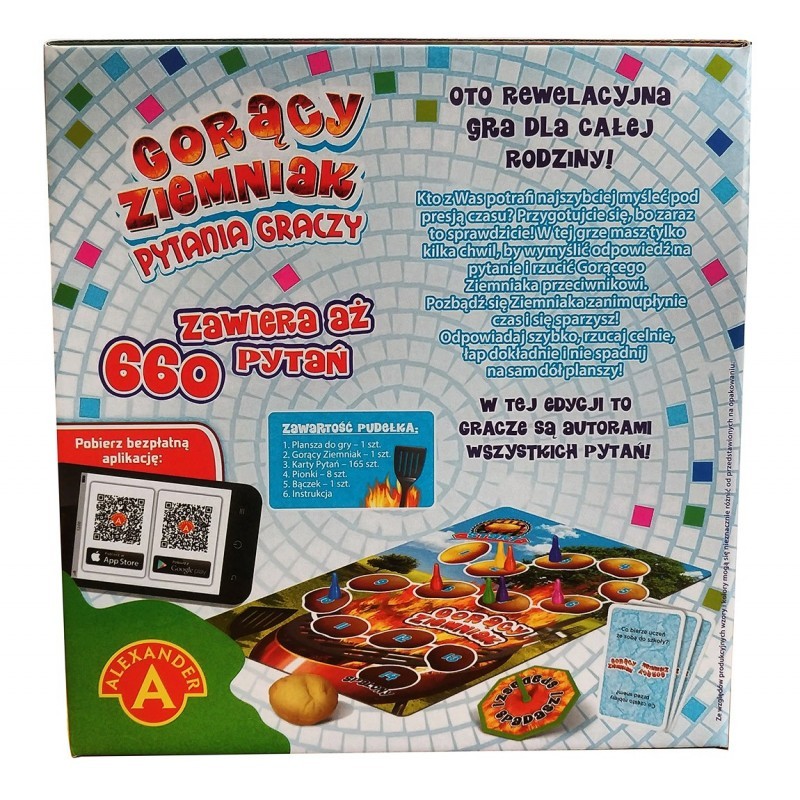 Gra Gorący Ziemniak - Pytania Graczy 8+