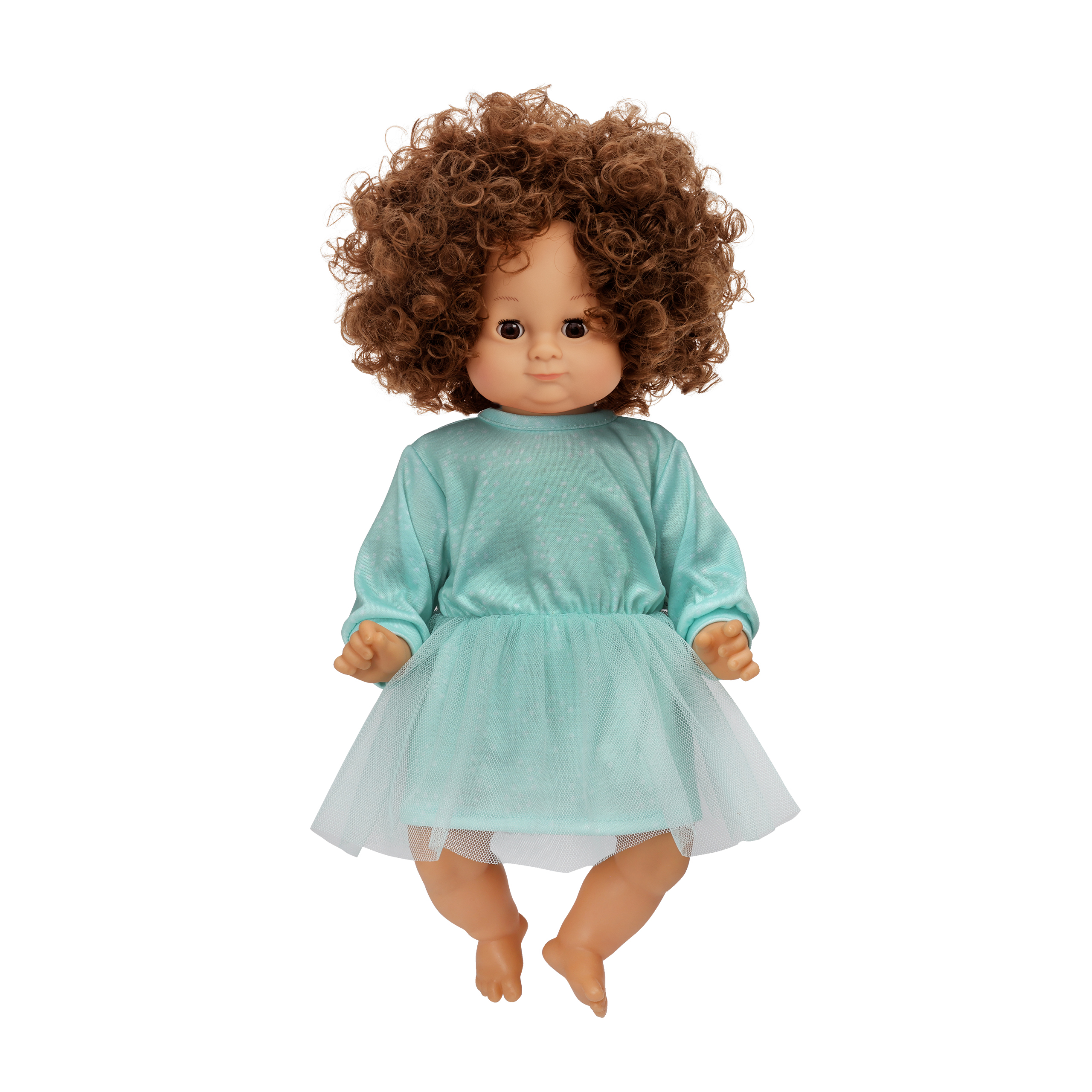 Skrållan Lillan – duża interaktywna lalka brunetka 36 cm