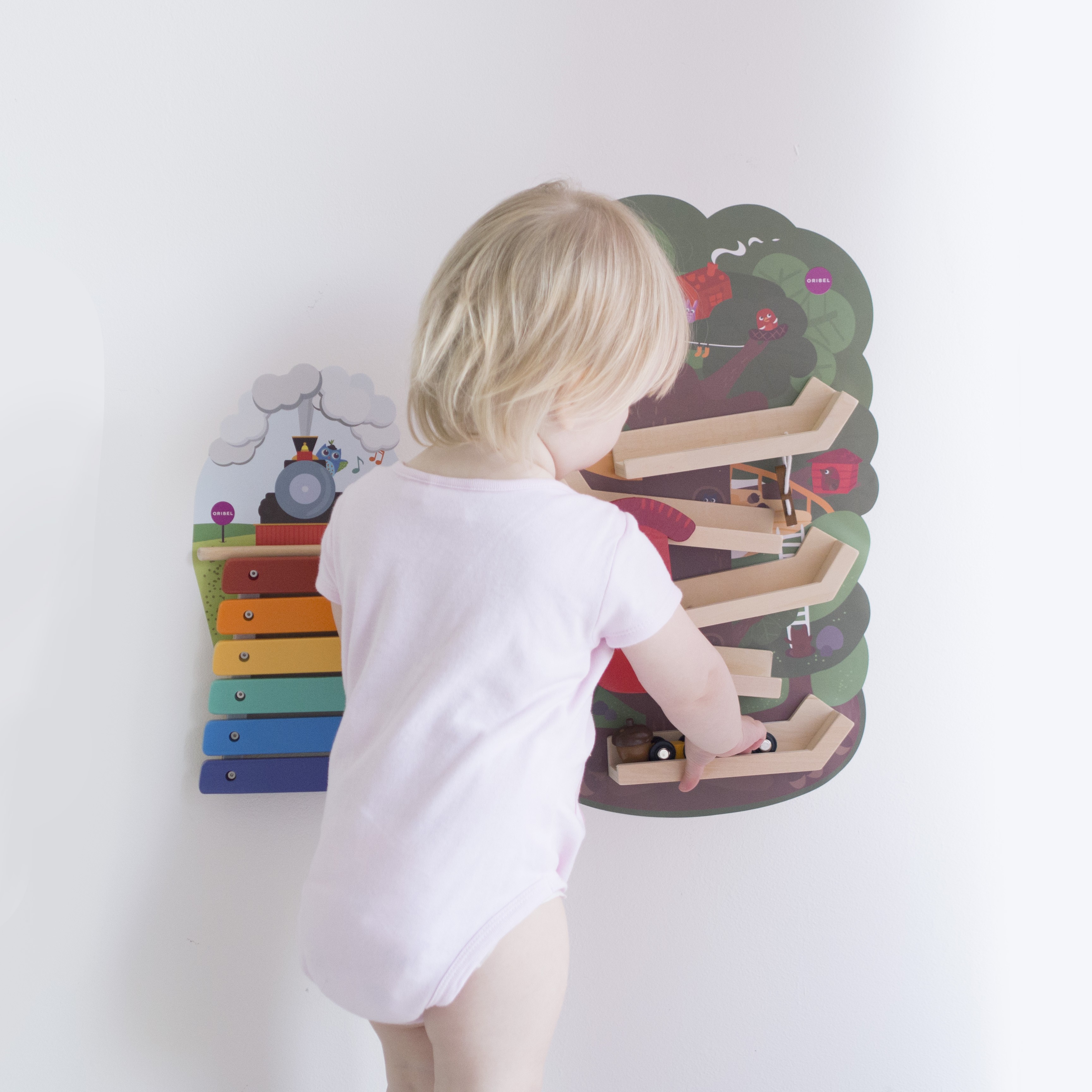 Oribel Gąsienica VertiPlay Zabawka Edukacyjna 12m+