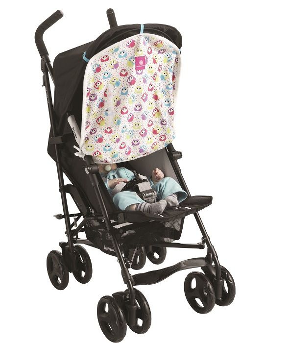 Osłona przeciwsłoneczna Quaranta Settimana Sowy SPF 50+ | Akcesoria do wózka