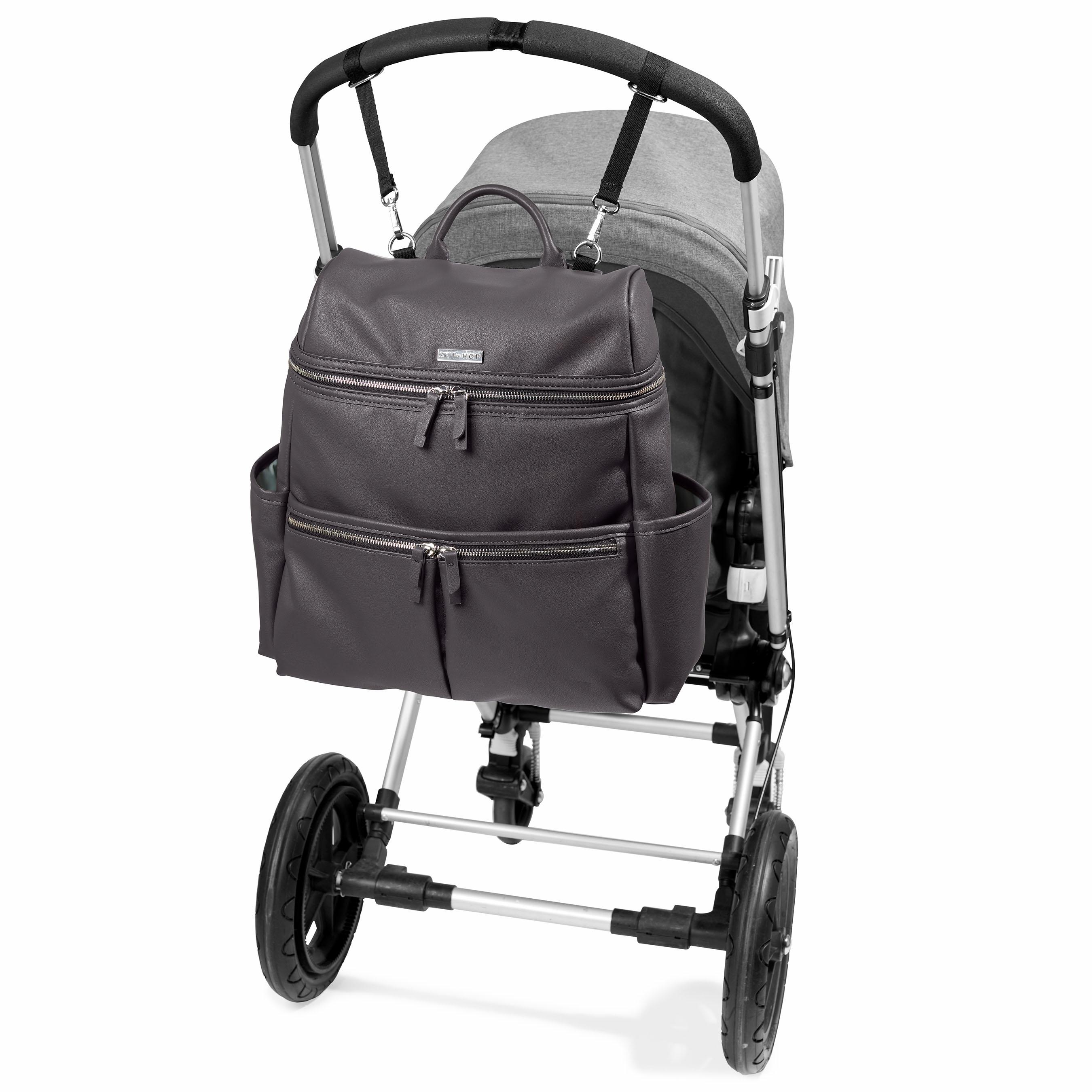 Skip Hop Plecak Flatiron Grey Raisin - Torba do Wózka