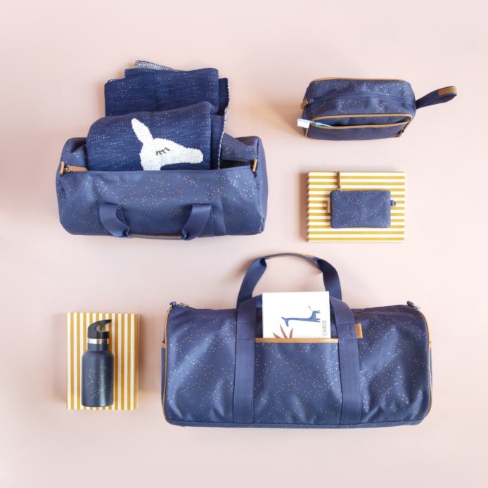 Fresk Termos 350ml Złote kropki Indigo