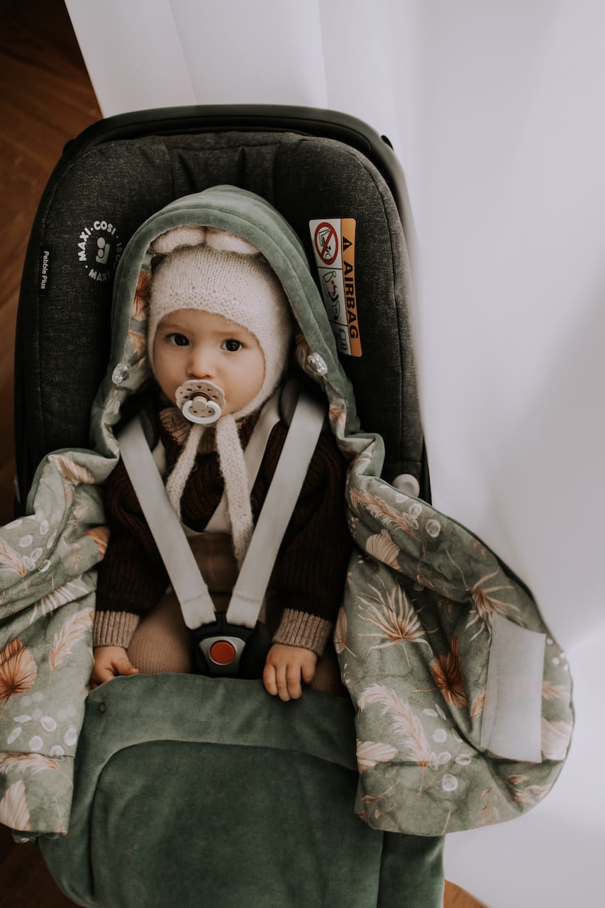 Sleepee Otulacz do fotelika Bohemian Green 0+