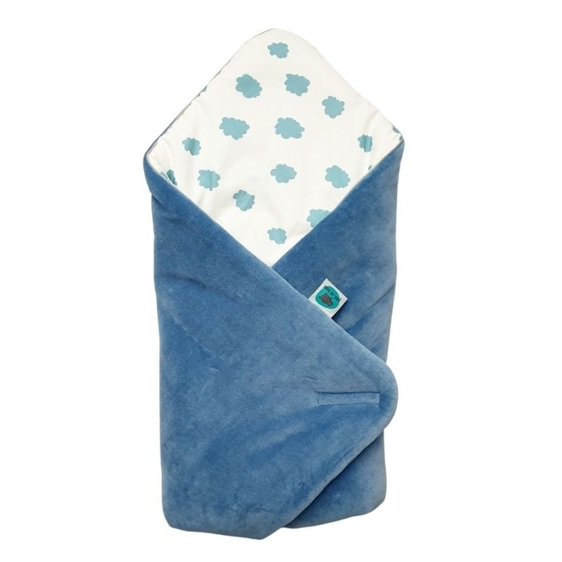 Rożek niemowlęcy Clouds Pink 70x37cm | Antyalergiczny