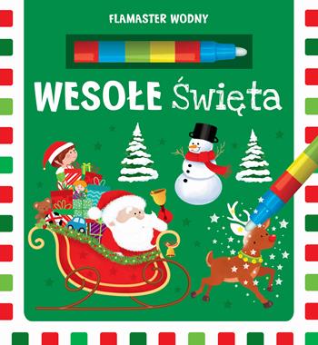 Wesołe święta - flamaster wodny 3+