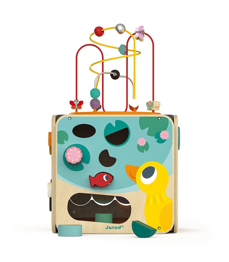 Janod Kostka Edukacyjna Wielofunkcyjna z Pętlą Duża 12m+