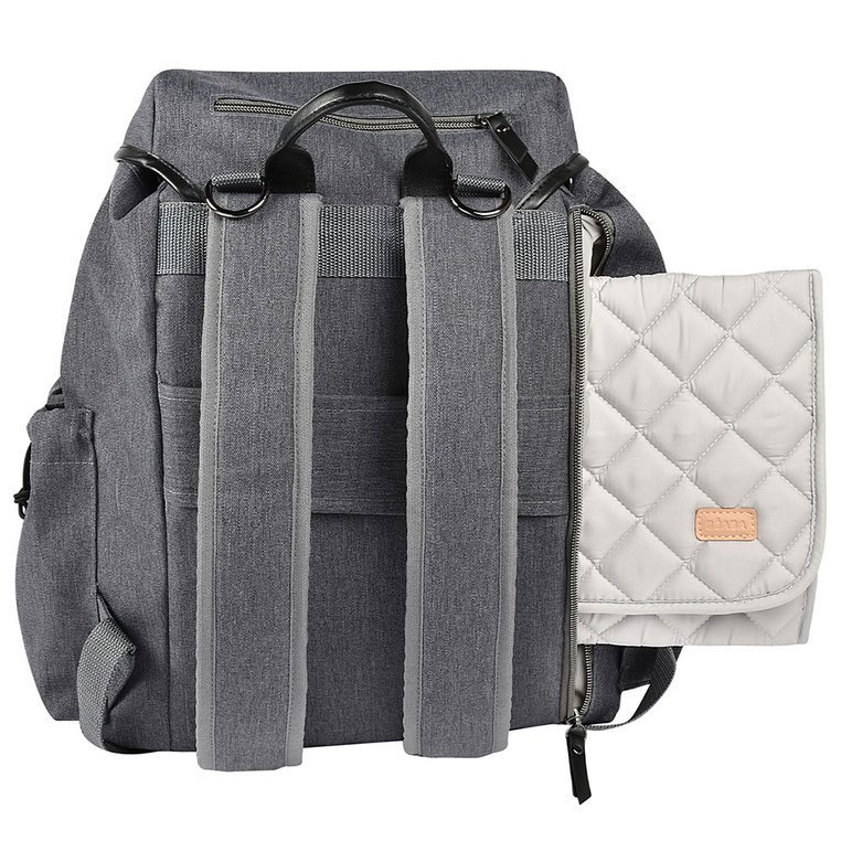 Beaba Plecak dla mamy Vancouver dark grey - pojemny, funkcjonalny