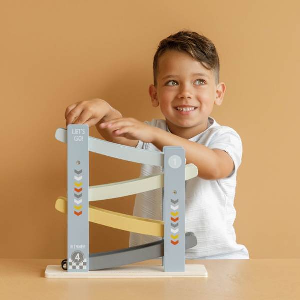 Little Dutch Zjeżdżalnia Samochodowa Błękitna 18m+