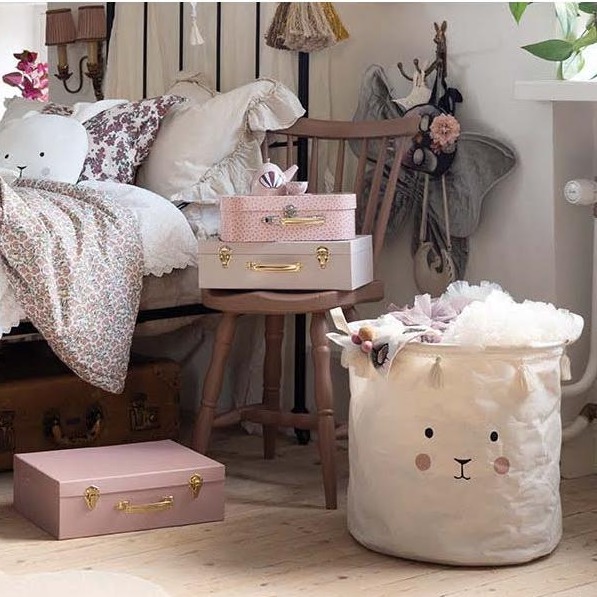 JaBaDaBaDo Kosz na zabawki Królik 40cm | Pokój Dziecięcy