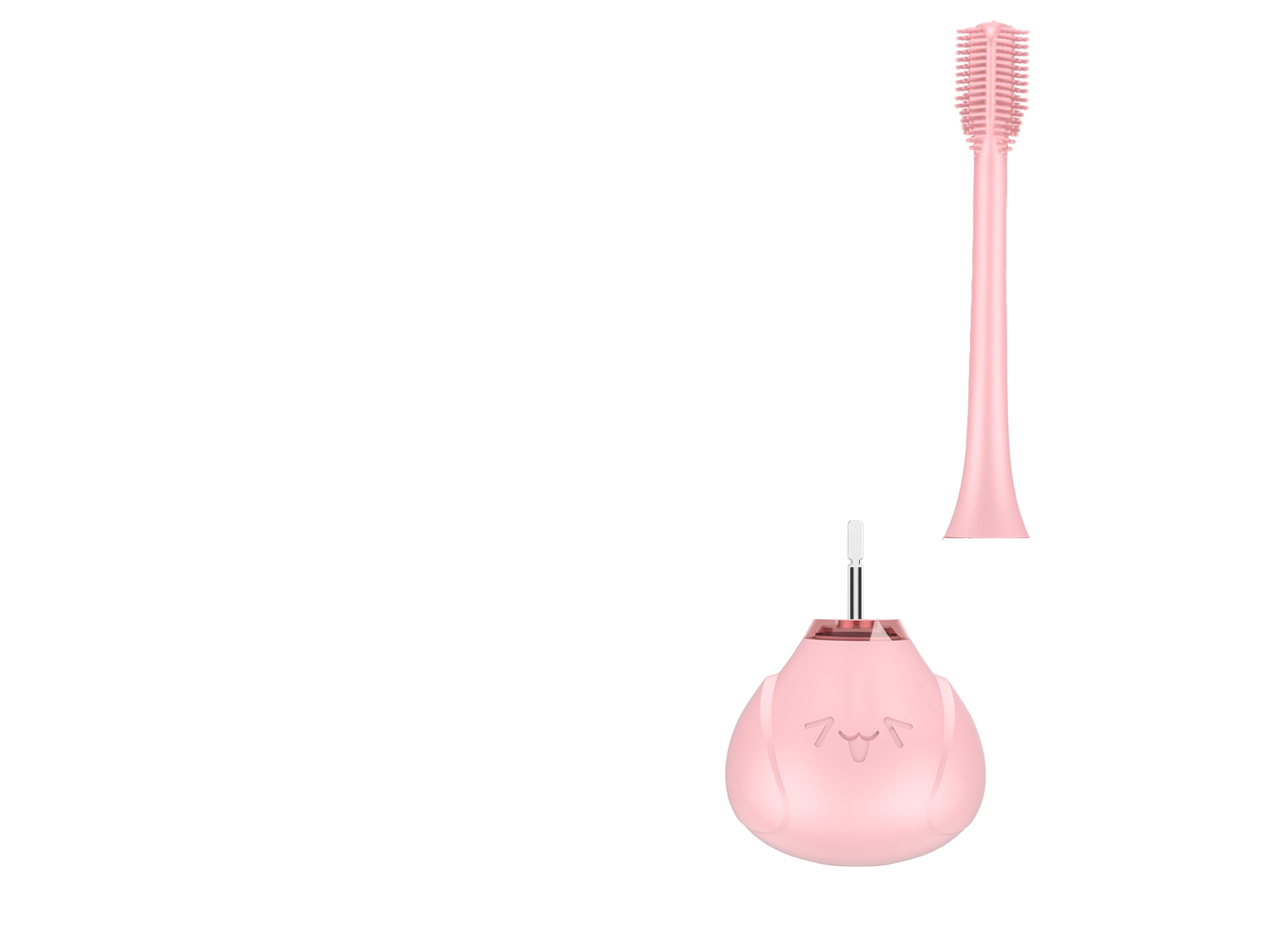 InnoGio Soniczna Szczoteczka 360° Różowa dla Dzieci