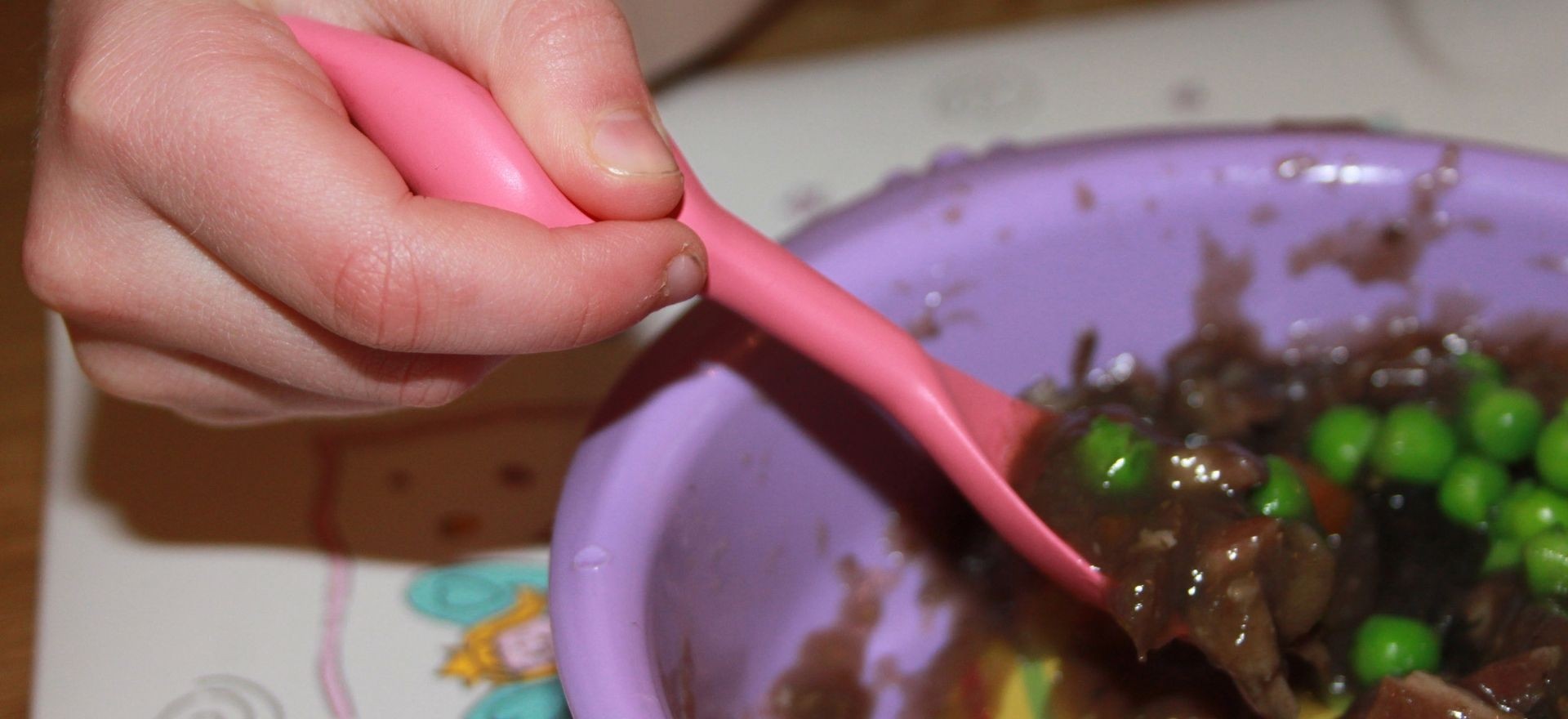 ObBabee Sztućce różowe do nauki jedzenia 1+