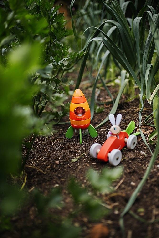 Janod Rakieta Magnetyczna z Królikiem 2+ lat