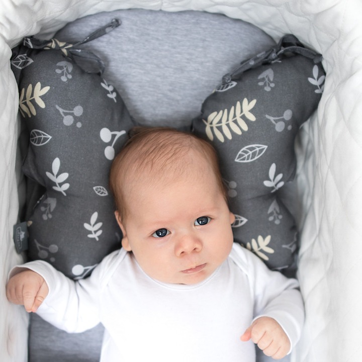 Sleepee Poduszka Antywstrząsowa Motylek Różowa 0+