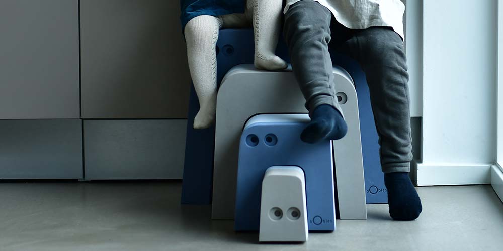 Mrówkojad zabawka sensoryczna dla dzieci Cloudy Blue | bObles