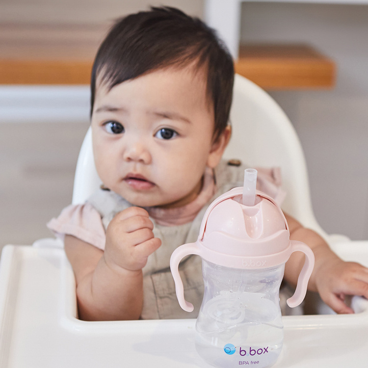 b.box Bidon ze Słomką Blush 240 ml