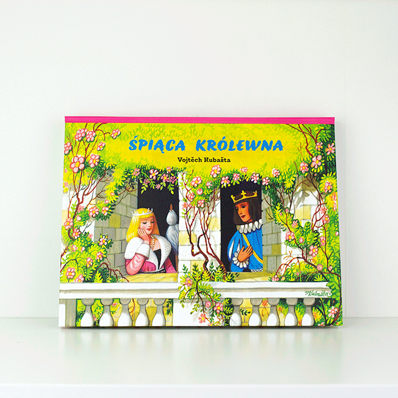 Śpiąca Królewna Kubasta Vojtech - Książka Edukacyjna 3+