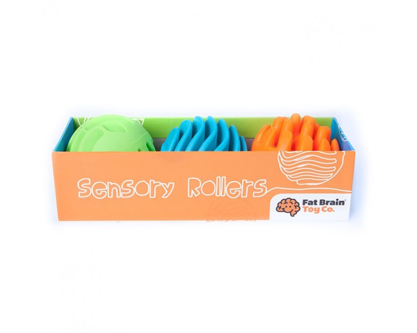 Fat Brain Toys Kule Sensoryczne 3 szt. 6m+