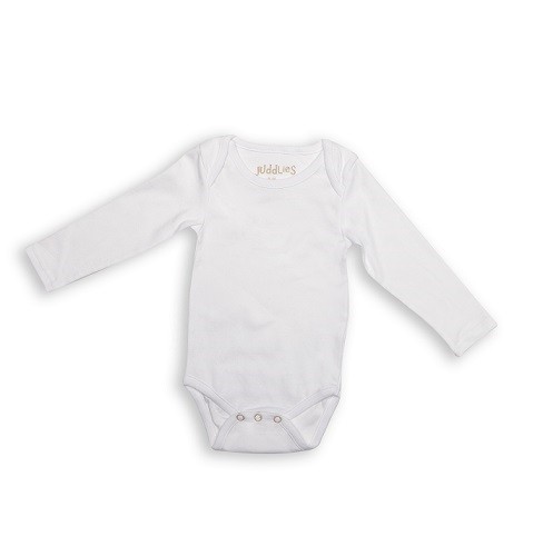 Body Długi Rękaw White NB - Bawełna 100% | 0-1 msc