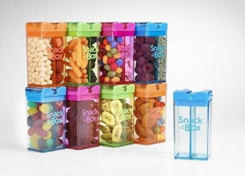 SNACK IN THE BOX Pojemnik na przekąski blue 1+