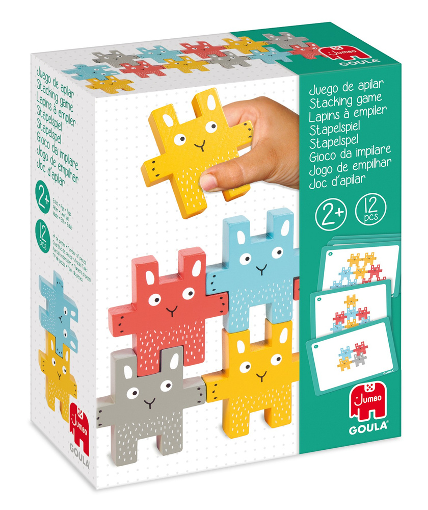 Goula Gra Układanie wieży 2+ Edukacyjna