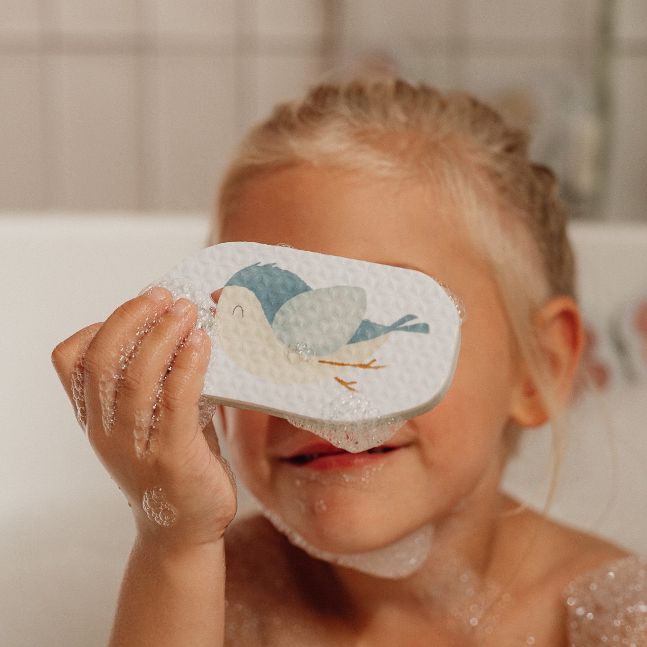 Little Dutch, Puzzle piankowe do kąpieli Flowers & Butterflies