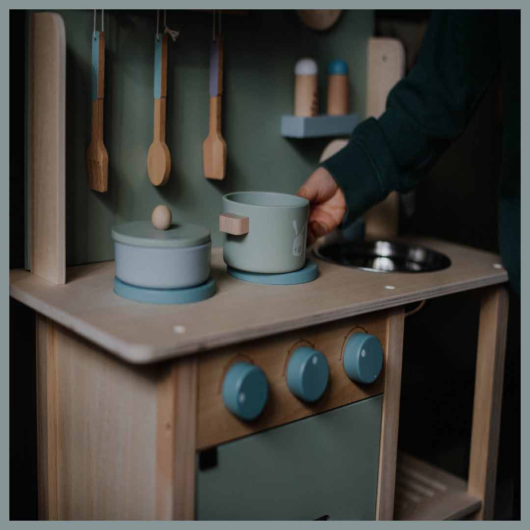 Little Dutch Drewniana Kuchnia Edukacyjna 3+ | Pastelowa