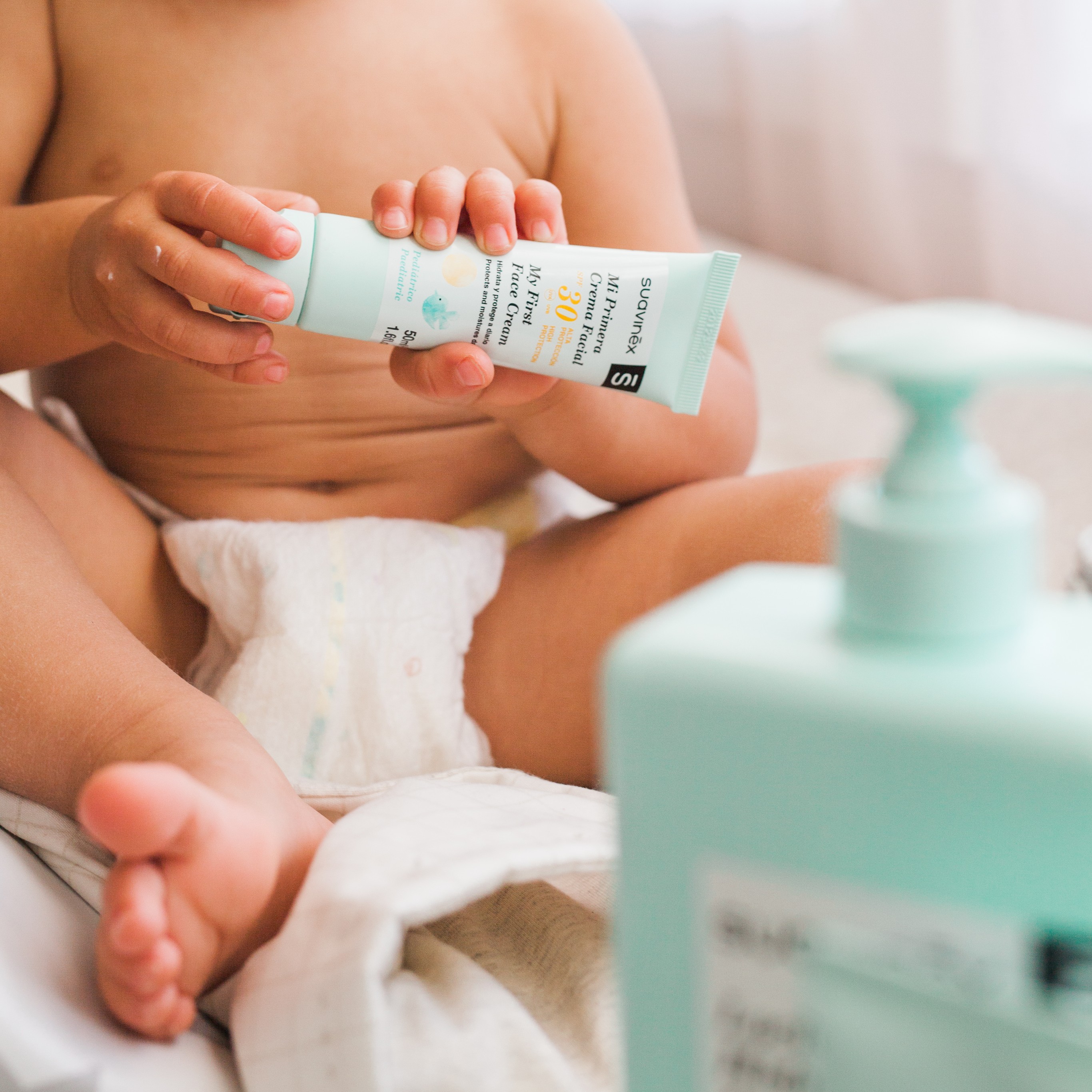 Suavinex Krem do twarzy dla dzieci z SPF 15 50ml