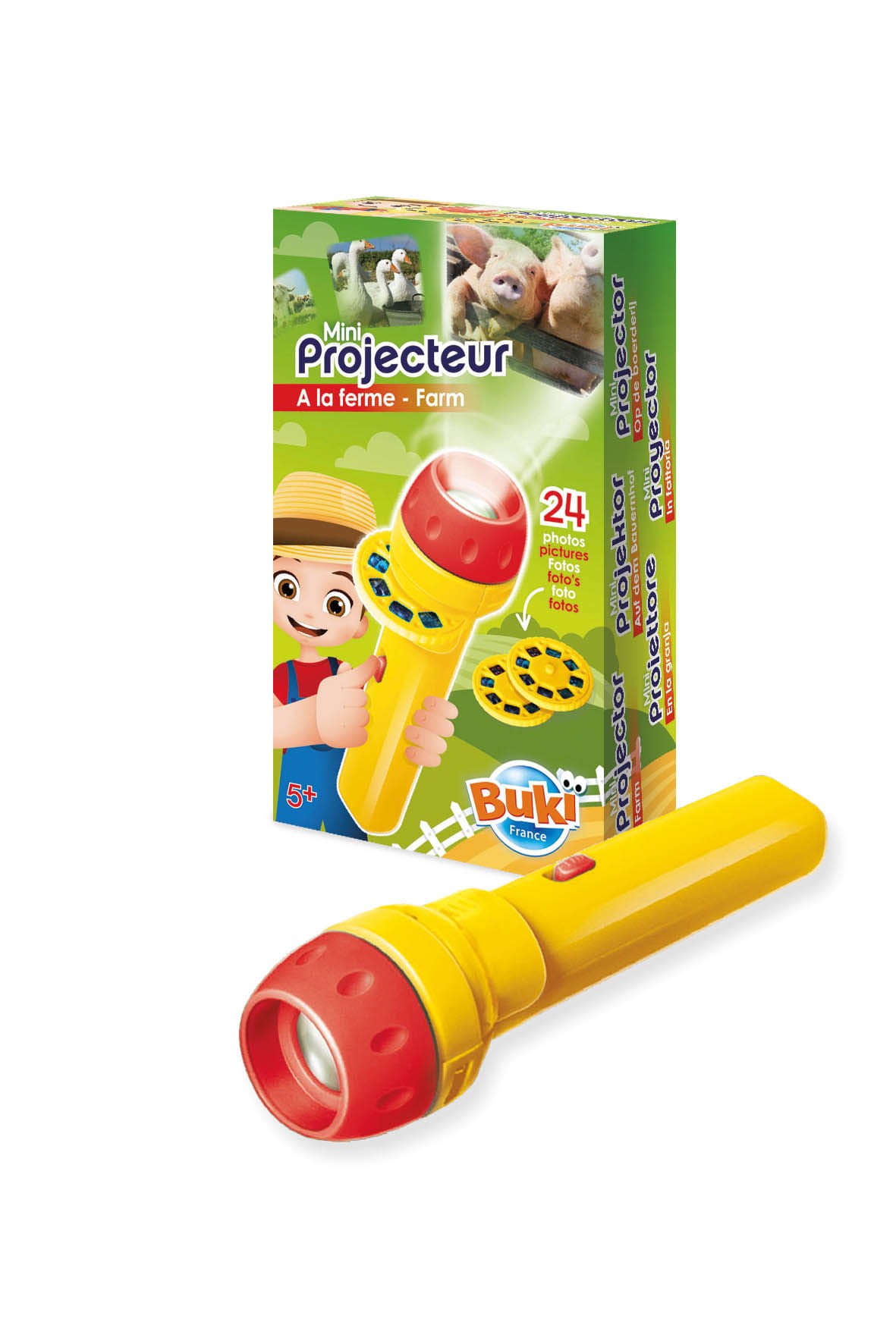 Buki Mini Projektor Historyjek Zwierzęta Z Farm 3+
