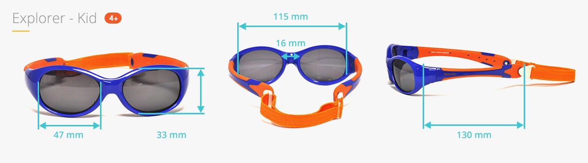 Real Shades Okulary Explorer 4-7 lat - Ochrona UV400