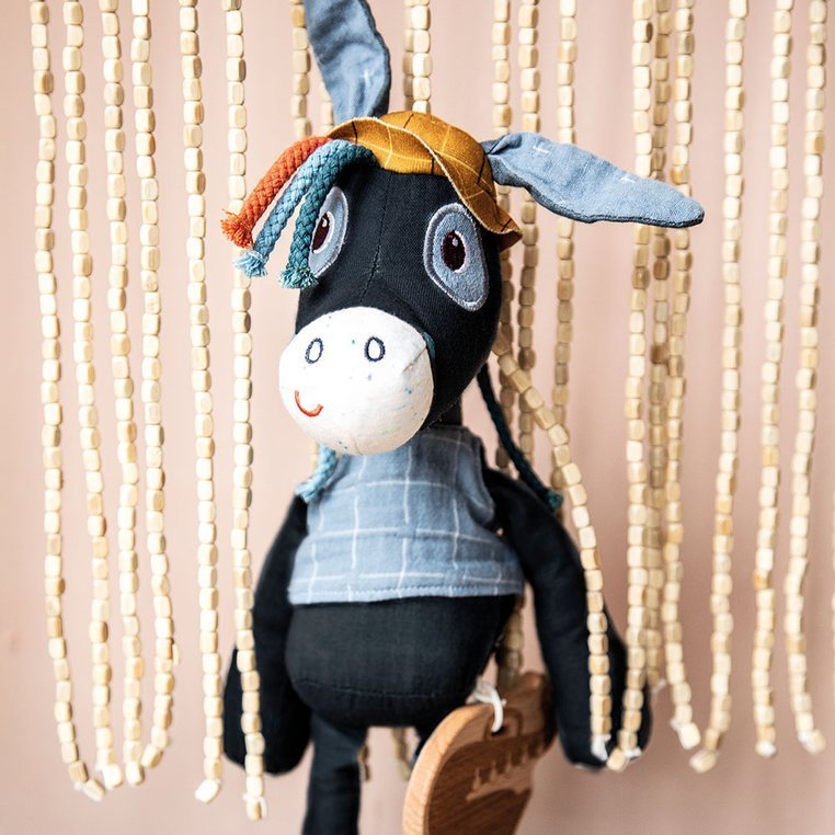 LILLIPUTIENS Przytulanka z pozytywką Osiołek Ignace 0m+