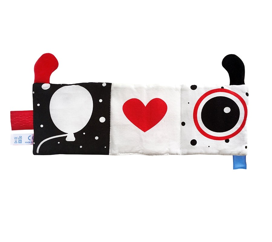 Lullalove Książeczka Kontrastowa MRB 0+