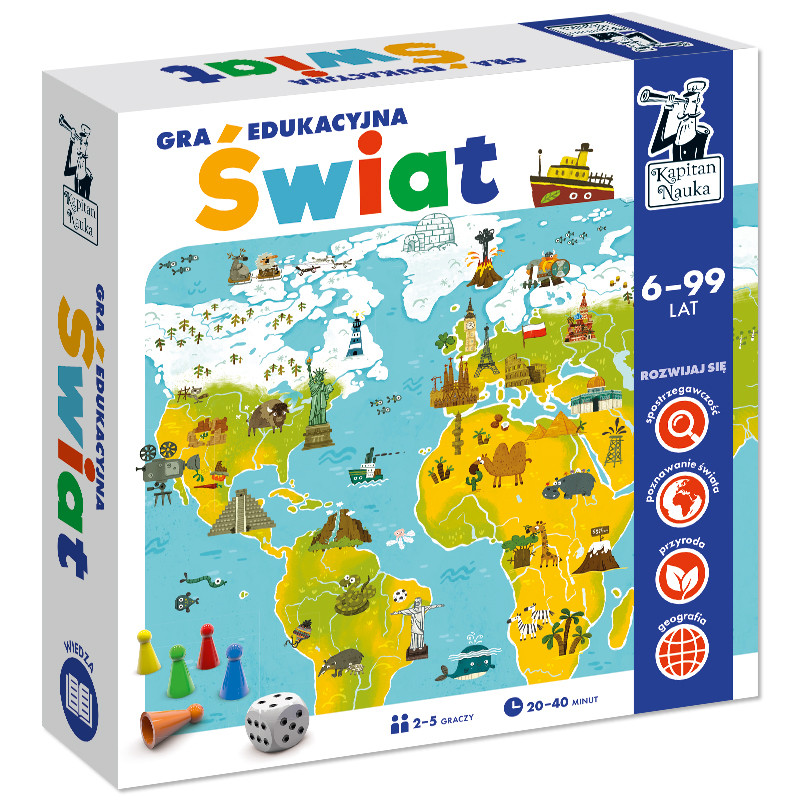 Kapitan Nauka Gra Edukacyjna Świat 6+