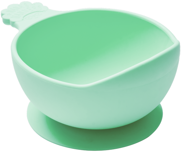 Nana's Manners Miska z przyssawką Zielona 0+