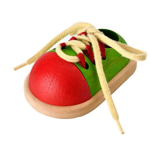Plan Toys Zawiąż but - nauka sznurowania 3+