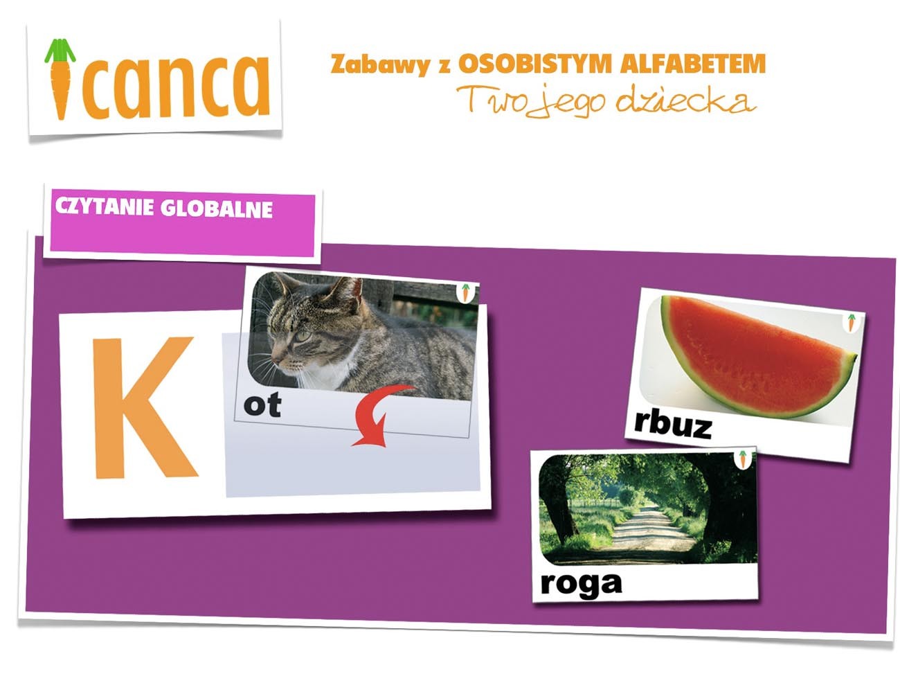 Osobisty Alfabet CANCA Drewniany od 3 lat