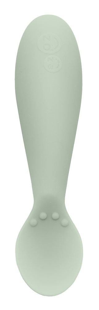 EZPZ Silikonowa łyżeczka Tiny Spoon 2 szt. pastelowa zieleń 6m+