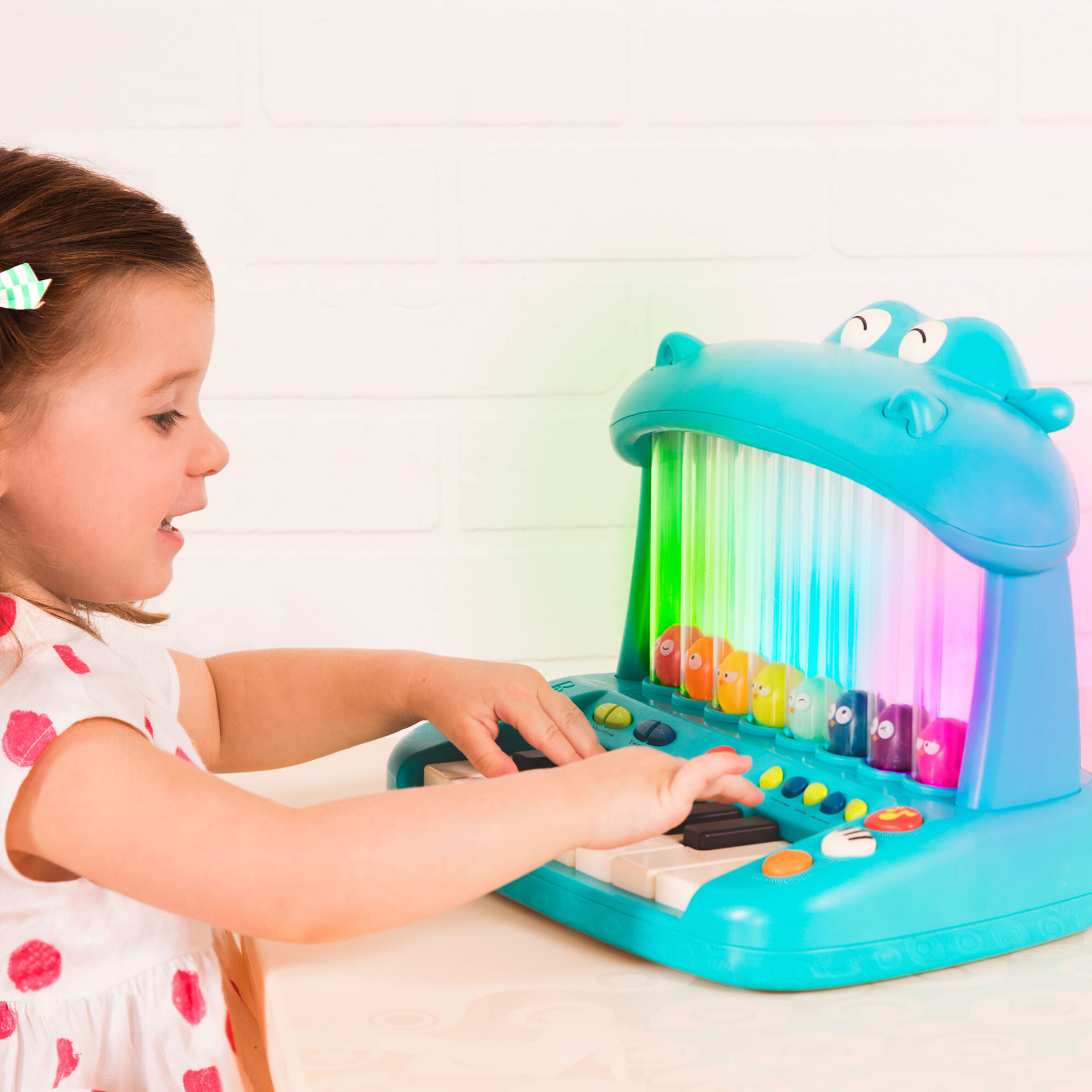 Btoys Hipopotam Pianinko Interaktywne dla Dzieci 12m+