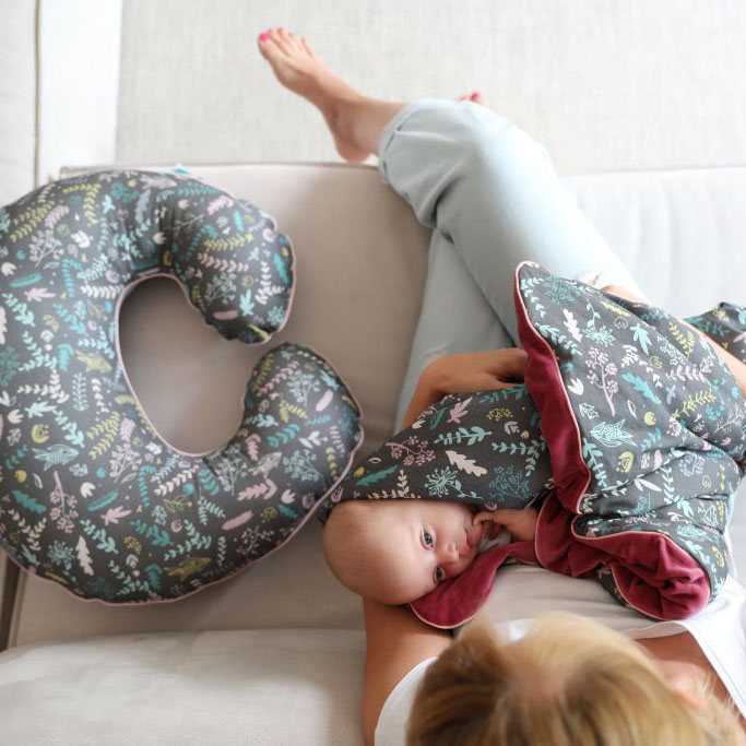 Kocyk Pink no more Botanic Wrzosowy Welur 80x100cm 0+