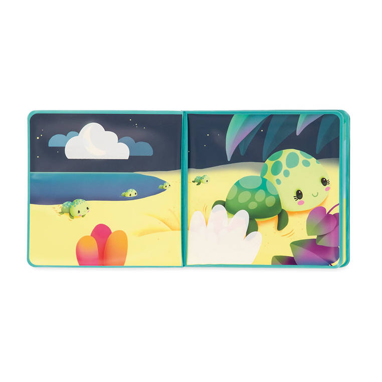 Janod Książeczka do kąpieli Magiczne życie żółwi 10m+