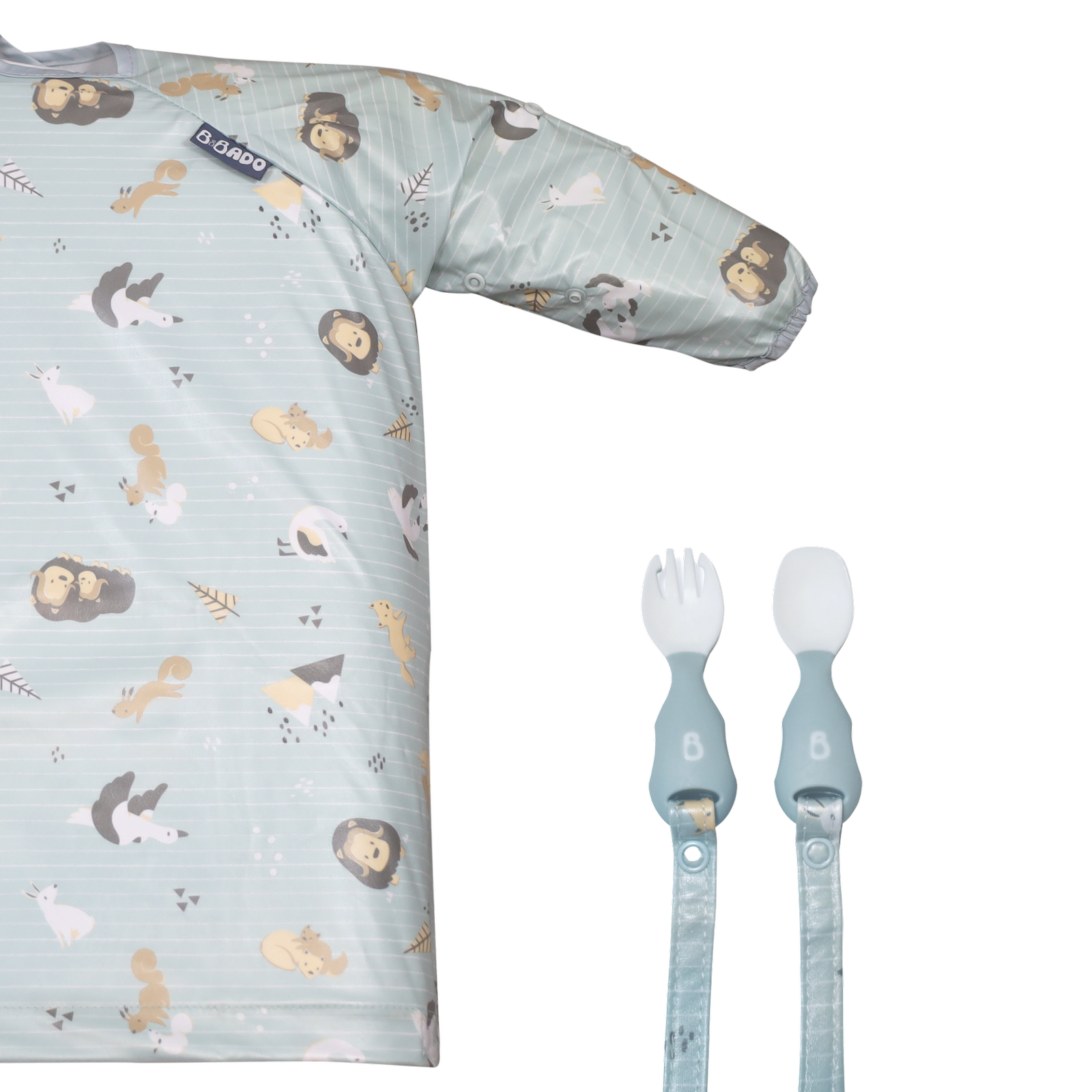 Zestaw Śliniak BLW i sztućce Arctic Aventures