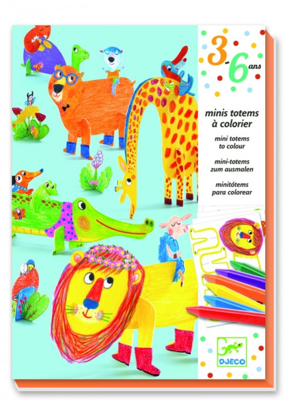 Djeco Zestaw artystyczny Przyjaciele Składanki 3+